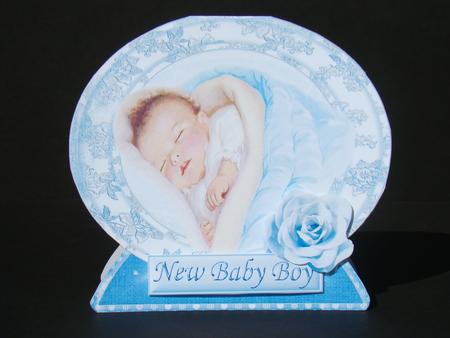 Vintage Baby Boy Quick Card by Beverly Carmichael