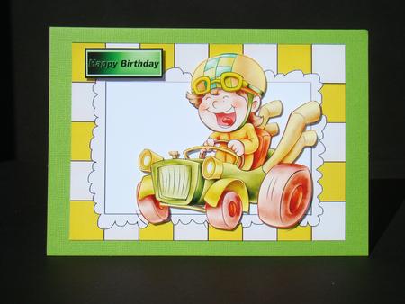 It's a Boy Thing! with Racing Car by Beverly Carmichael