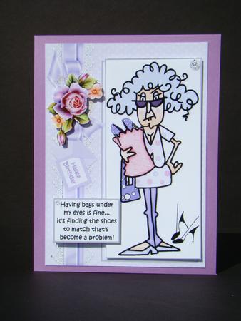 Stella Wants Matching Shoes Quick Card by Beverly Carmichael
