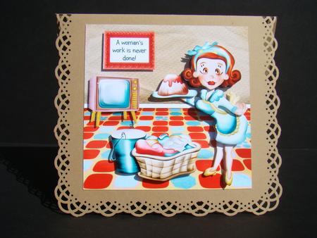 Domestic Goddess Mega Decoupage 8x8 Mini Kit 3 by Beverly Carmichael