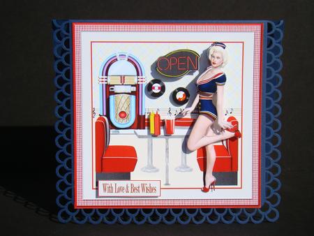 The Jukebox Jive 8x8ins Mini Kit by Beverly Carmichael