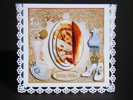 A Lady of Style 8x8ins Mini Kit by Beverly Carmichael