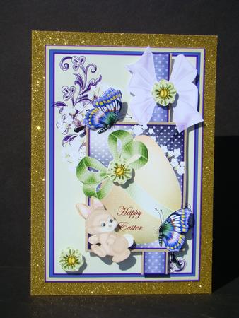 Scrap Card Happy Easter Egg by Beverly Carmichael