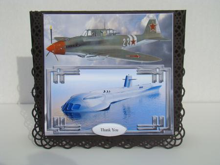 Sky Air and Sea Sub Quick Topper by Beverly Carmichael
