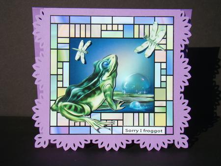 Belated Frog by Beverly Carmichael