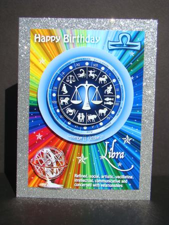 Zodiac Sign Libra Rainbow by Beverly Carmichael