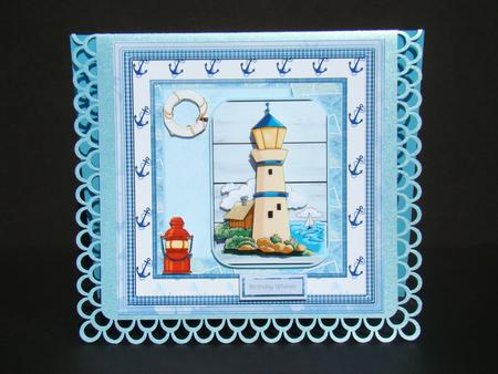Lighthouse 8x8 Card Mini Kit by Beverly Carmichael