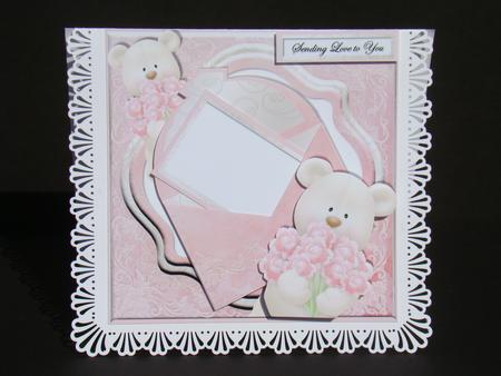 Open Envelope Card Front - the H Factor - Hugability by Beverly Carmichael