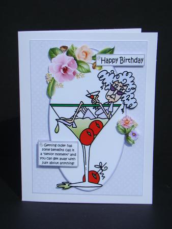 Stella Likes Her Senior Moments Quick Card by Beverly Carmichael