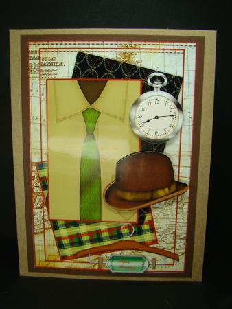 Vintage Male Card by Beverly Carmichael