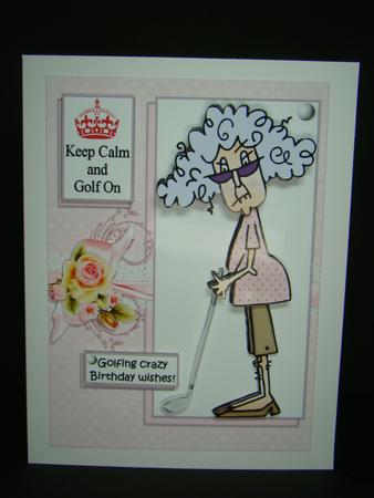 Stella is Crazy for Golf by Beverly Carmichael