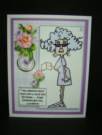 Stella Hopes You Get a Present Quick Card by Beverly Carmichael