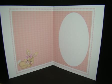 Lovely Bunny Incert in Pink by Beverly Carmichael