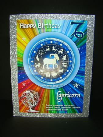 Zodiac Sign Capricorn Rainbow by Beverly Carmichael
