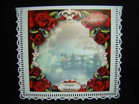 Gorgeous Scenic Red Roses by Beverly Carmichael