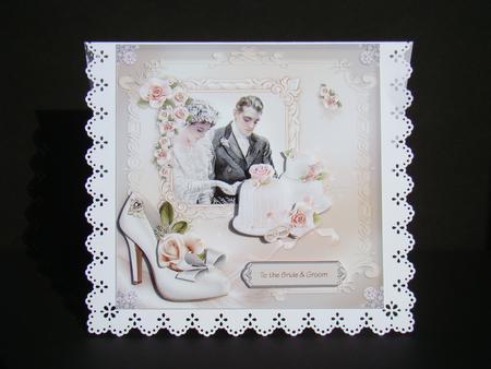 The Happy Couple 8x8 by Beverly Carmichael
