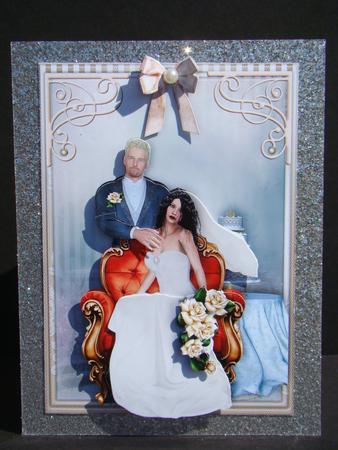Lovely Wedding Card by Beverly Carmichael