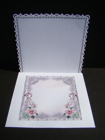 Magnolia Blossoms Quick Card Insert by Beverly Carmichael