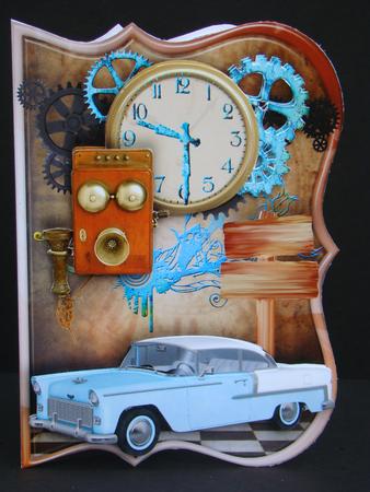 Chev O'clock Male Card by Beverly Carmichael
