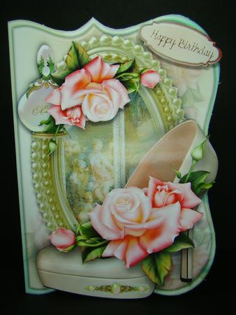 Stunning Shoe Female Card by Beverly Carmichael
