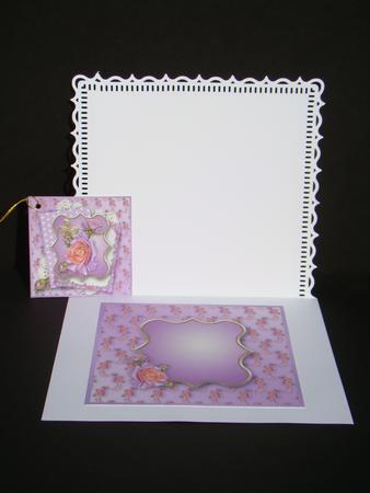 Luscious Roses 7" x 7" Insert by Beverly Carmichael