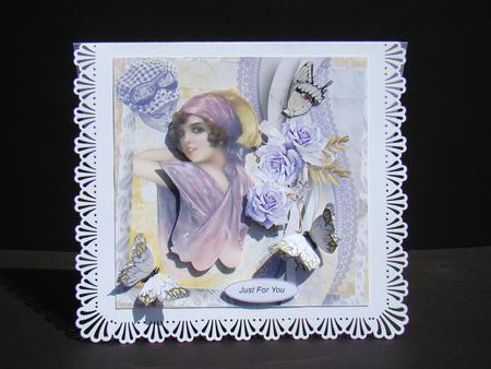 Summer Dreams Topper with Decoupage by Beverly Carmichael