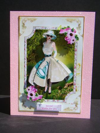 A Summers Day Decoupage Card Front by Beverly Carmichael