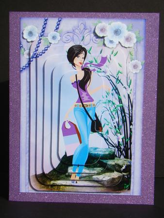 Fashionista! in Purple Pyramid Mini Kit by Beverly Carmichael