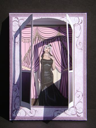 Through the Doors Meet You at Curtains Mini Kit by Beverly Carmichael