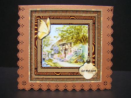Male Card Country Cottage by Beverly Carmichael