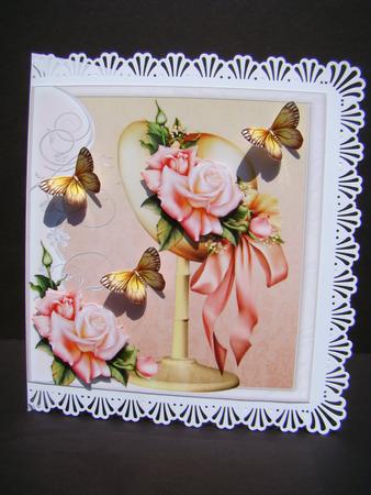 Beautiful Floral Hat 8x8 by Beverly Carmichael