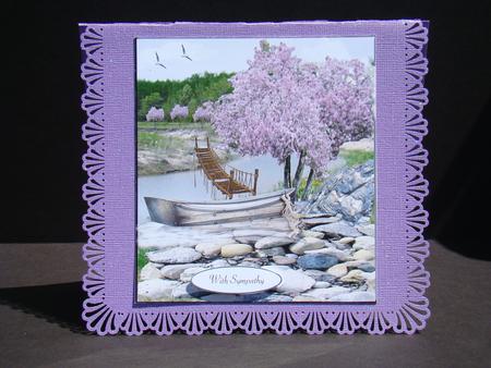 Still Waters Sympathy Topper Insert and Verse by Beverly Carmichael
