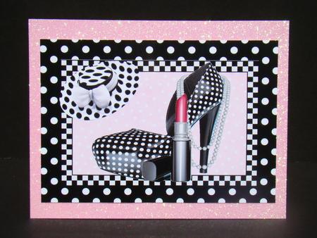 Polkadot Girl A4 by Beverly Carmichael