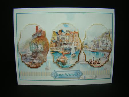 Fishing Villages Panel Card by Beverly Carmichael