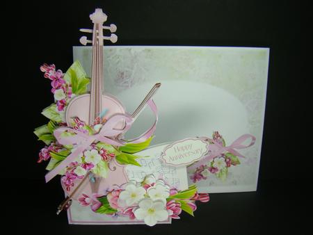 Flowers & Things Shaped Card Kit - Beautiful Music by Beverly Carmichael