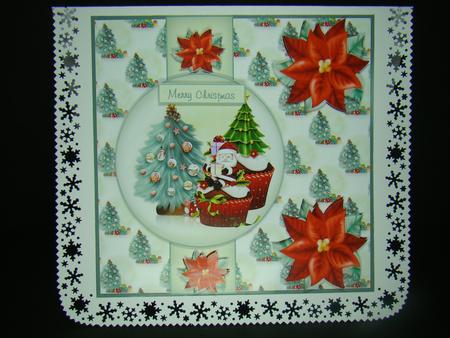 Cupcake and Poinsettia by Beverly Carmichael