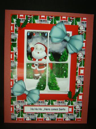 Santa Through the Window by Beverly Carmichael
