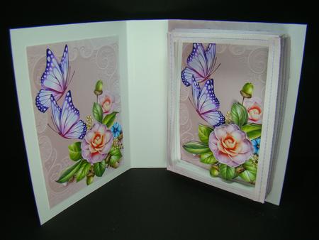 Pink Folded Faux Book Mini Kit by Beverly Carmichael