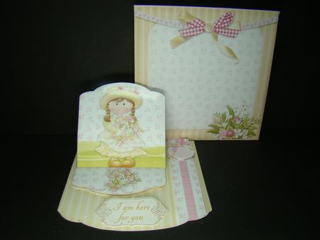 Easel Topper Card Girl 2 by Beverly Carmichael