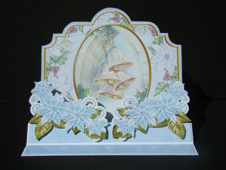 Christmas Snowbells 3D Easel Card Mini Kit by Beverly Carmichael