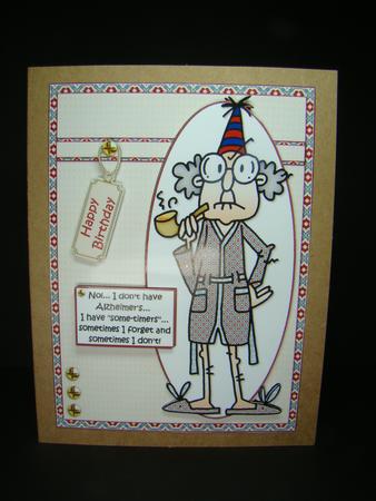 Gus Doesn't Have Alzheimer's Quick Card by Beverly Carmichael