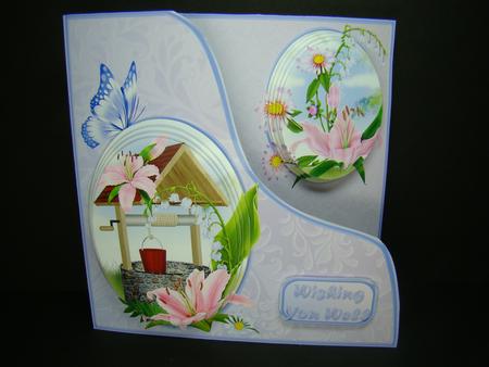 The Wishing Well Double Pyramid Card Mini Kir by Beverly Carmichael