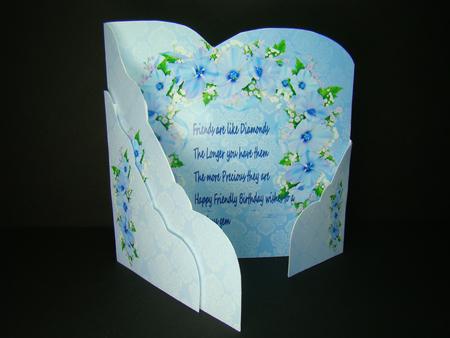 Blue Flowers Mini Kit by Beverly Carmichael