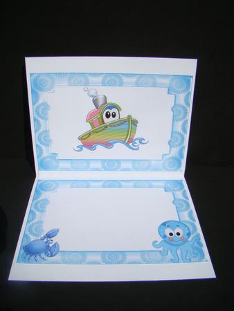 Little Toony Tugboat A5 Insert by Beverly Carmichael