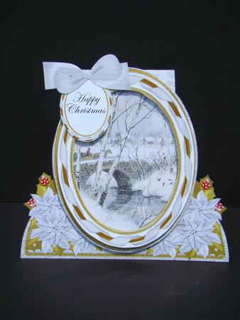 Snow Bridge Special Large Oval Card Mini Kit by Beverly Carmichael