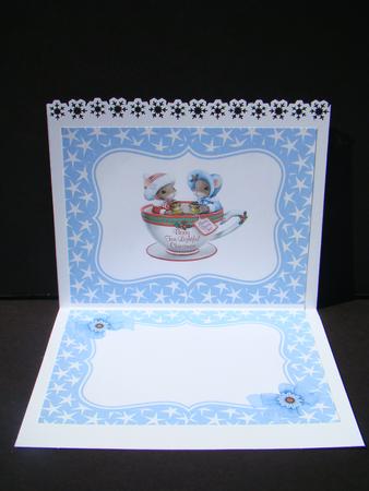 A Nice Cup of Tea, Mice in a Teacup A5 Insert by Beverly Carmichael