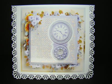 Time Gone by 8in Card Front by Beverly Carmichael