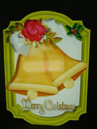 Lovely Cut and Fold Christmas Bells  by Beverly Carmichael