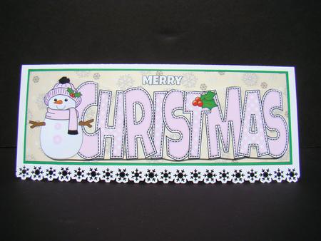 Cute Snowman Christmas Large Dl by Beverly Carmichael