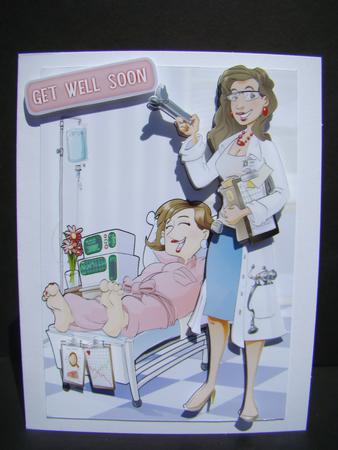 Get Well Soon Dudess by Beverly Carmichael